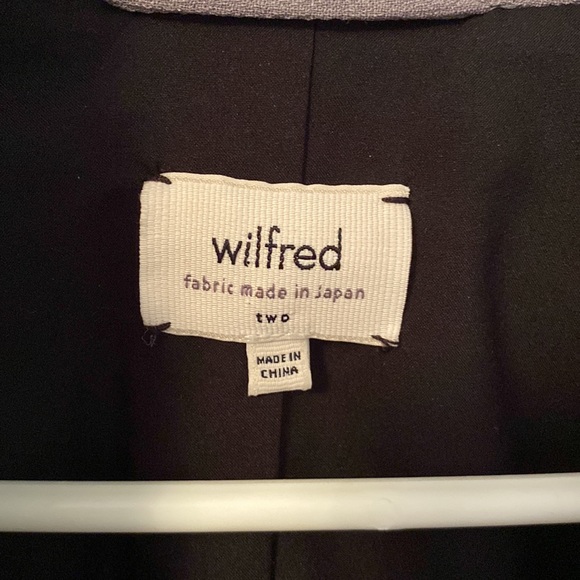 Aritzia Wilfred Montesson Moto Jacket Black and Grey Size 2 (XS) - Picture 5 of 11